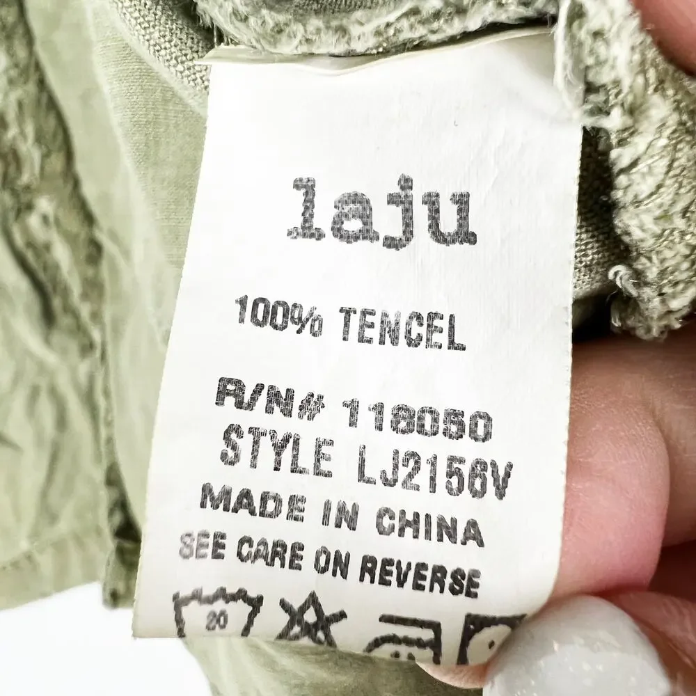 Laju vintage y2k army green vest top Size XS